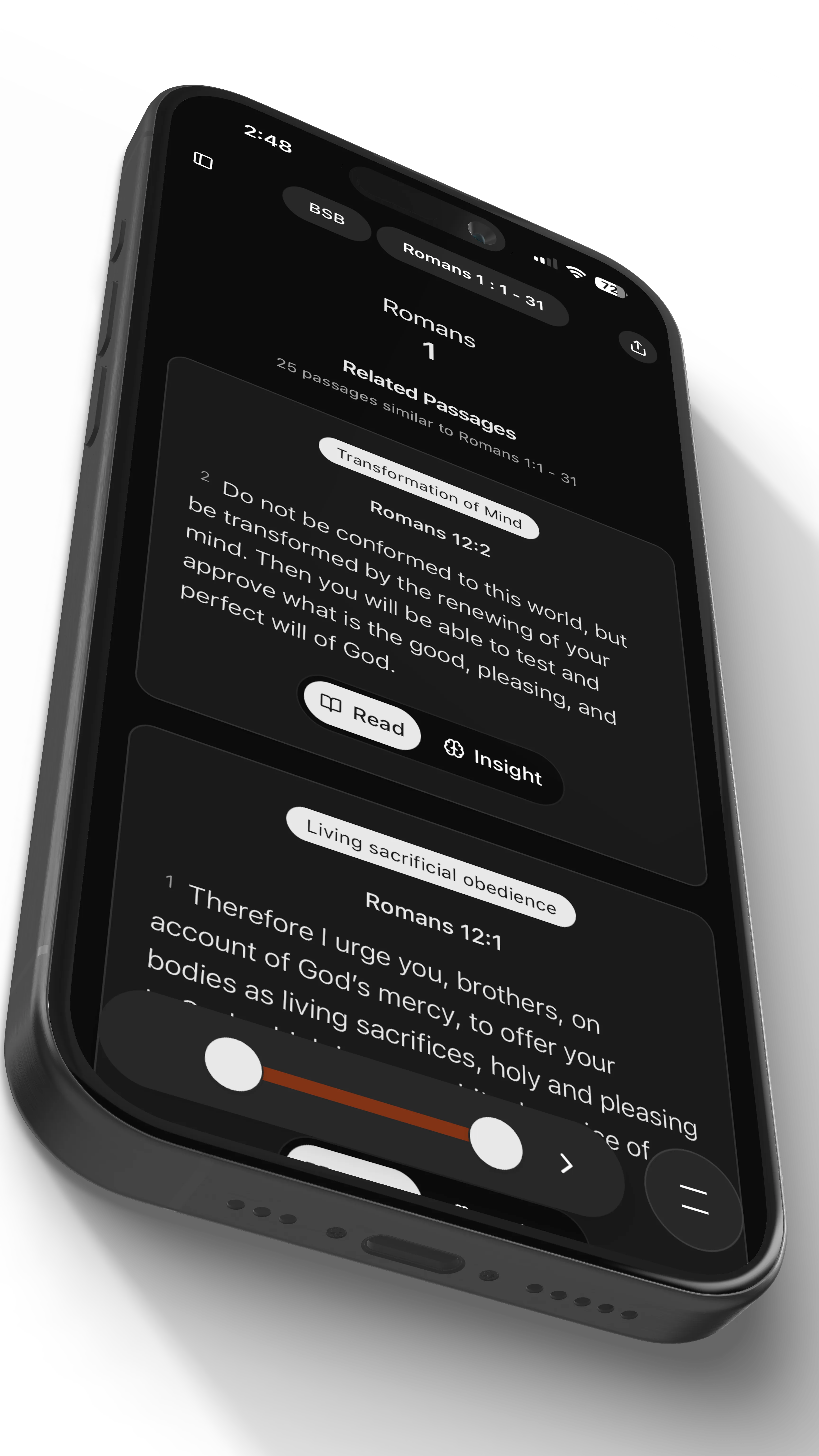 Explore — Every passage is in conversation